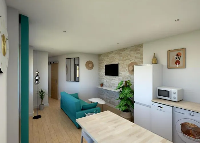 公寓 New! Cosy Plenity Art - T3 - Centre Ville - Parking Gratuit *