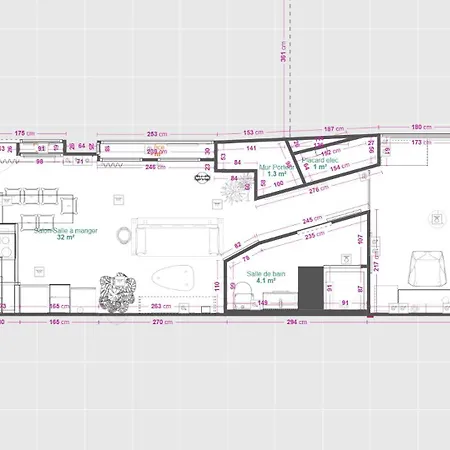 Lejlighed Cosy Plenity - T3 - Centre - Parking Gratuit