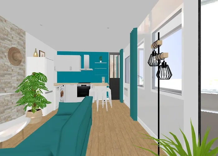 New! Cosy Plenity Art - T3 - Centre Ville - Parking Gratuit Lejlighed *